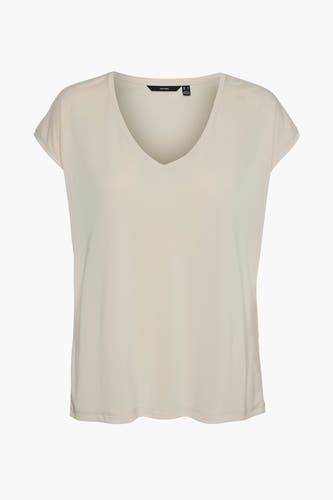 T-shirt met korte mouwen - ecru