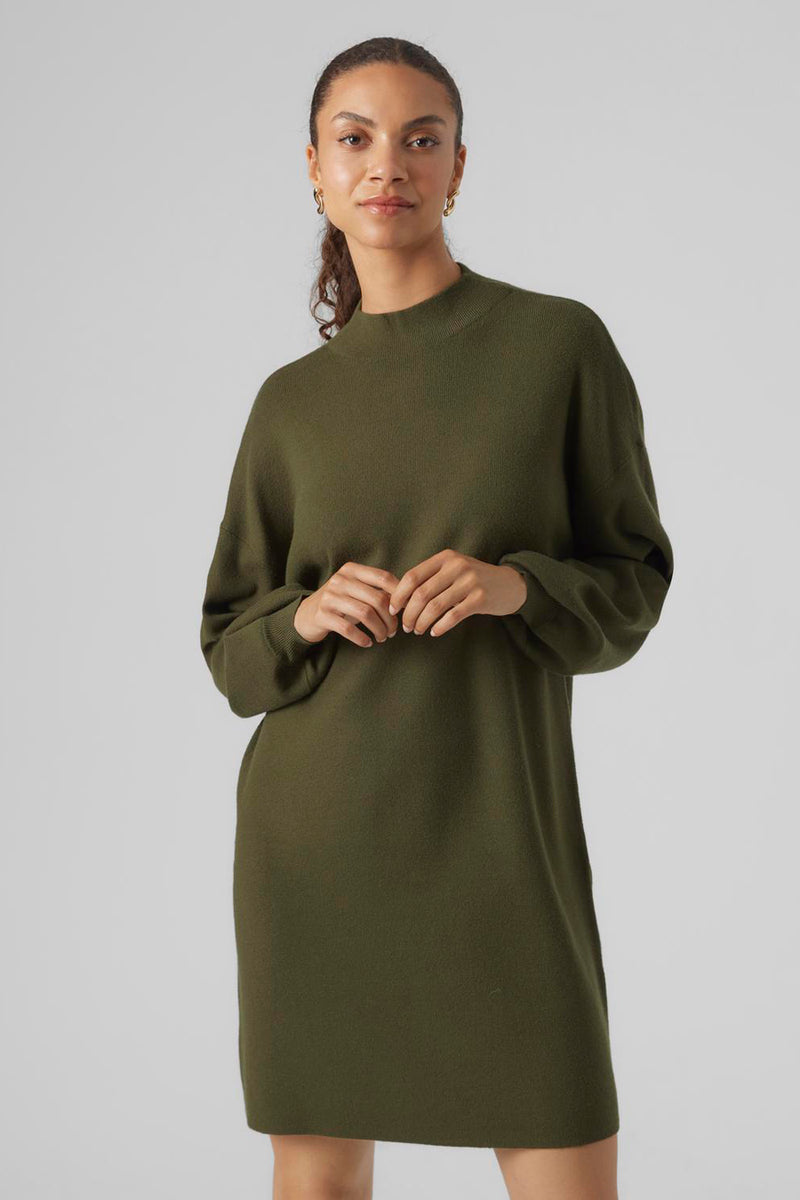 Kleedje met lange mouwen - groen