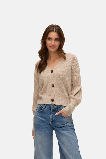 VMLEA LS V-NECK CUFF CARDIGAN NOOS