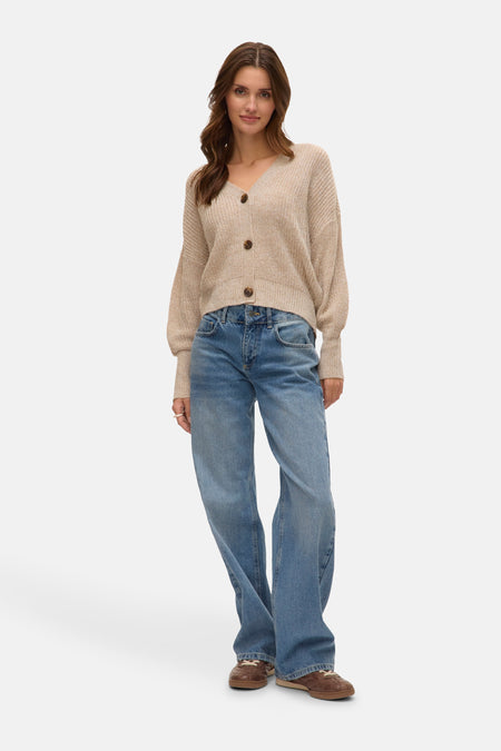 VMLEA LS V-NECK CUFF CARDIGAN NOOS