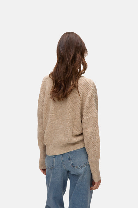 VMLEA LS V-NECK CUFF CARDIGAN NOOS