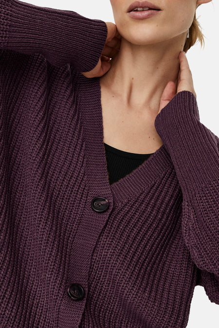 Cardigan - Paars