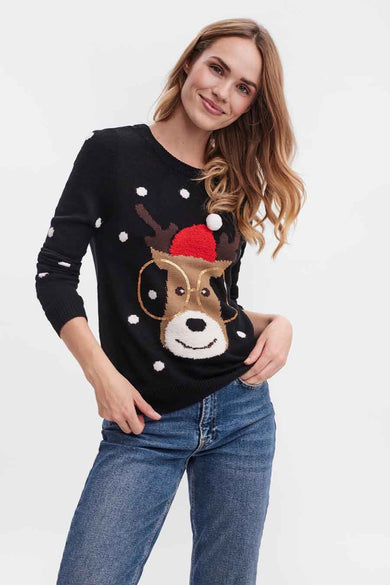 Gilet de Noël - noir