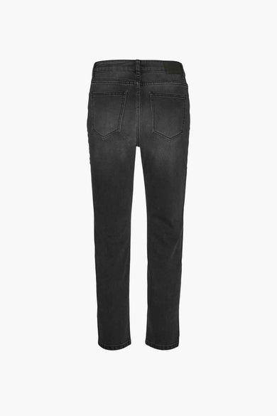 Jean &agrave; coupe droite - gris