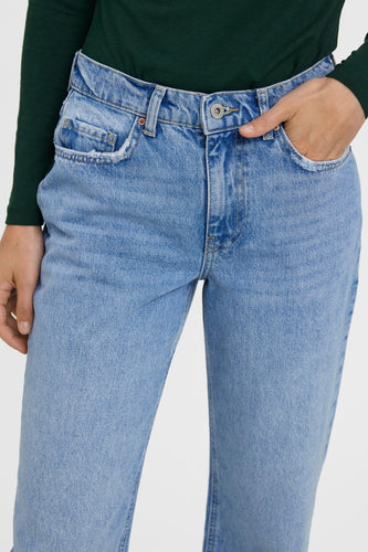 Straight jeans - light blue denim - VERO MODA® - 6
