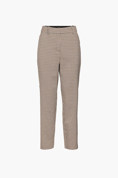VMCLARA MR TAPERED CHECK PANT