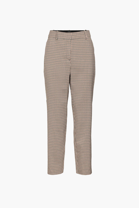 VMCLARA MR TAPERED CHECK PANT