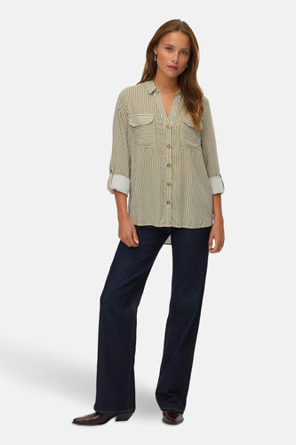 Chemise à manches longues - vert - VERO MODA®