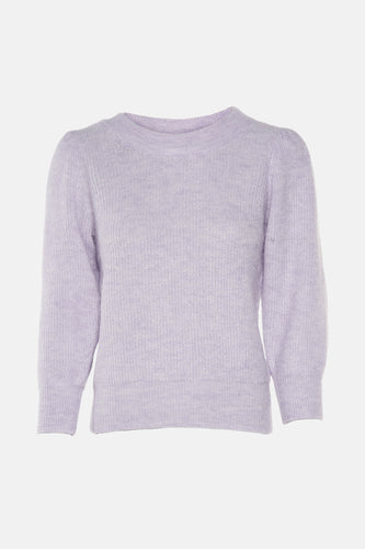 Pull met ronde hals - paars - VERO MODA®