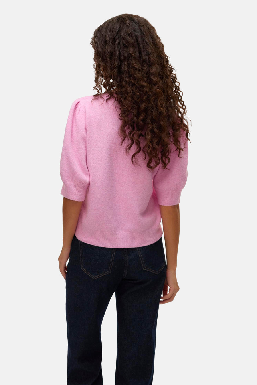 Pull à col rond - rose - VERO MODA®