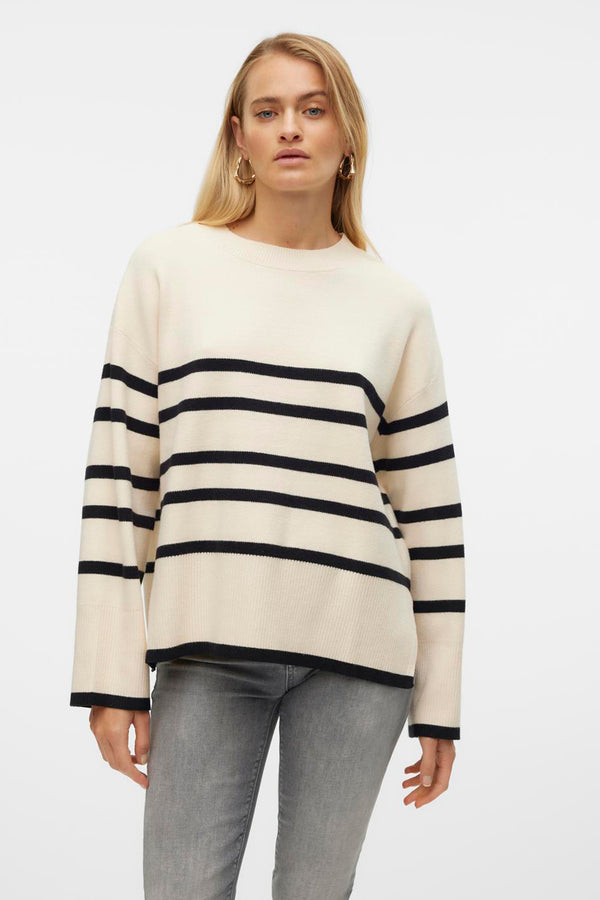 VMSABA LS O-NECK STRIPE PULLOVER GA NOOS