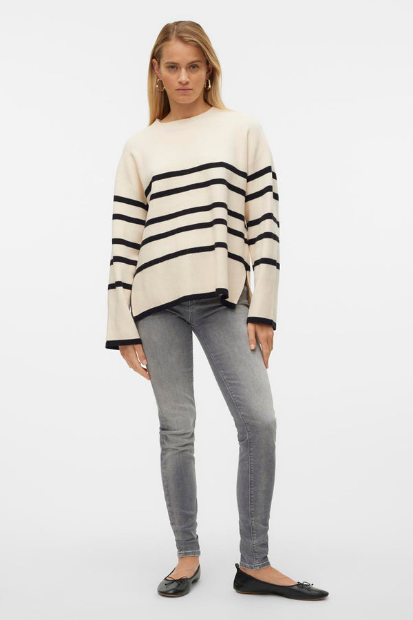 VMSABA LS O-NECK STRIPE PULLOVER GA NOOS
