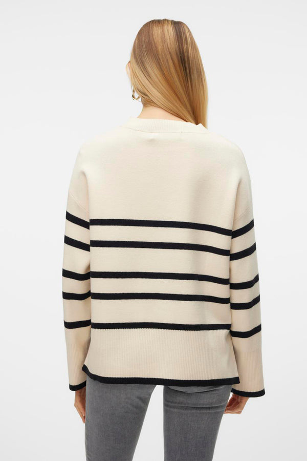 VMSABA LS O-NECK STRIPE PULLOVER GA NOOS