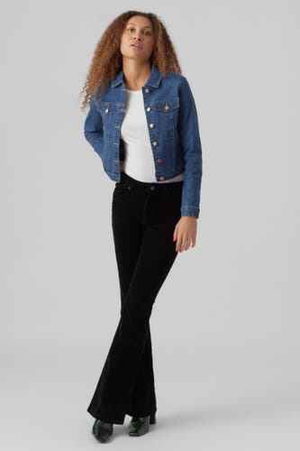 Jeansjas - mid blue denim