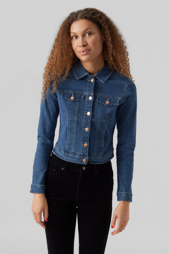 Jeansjas - mid blue denim