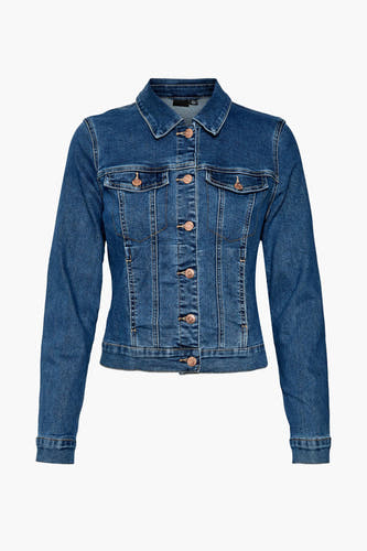 Jeansjas - mid blue denim