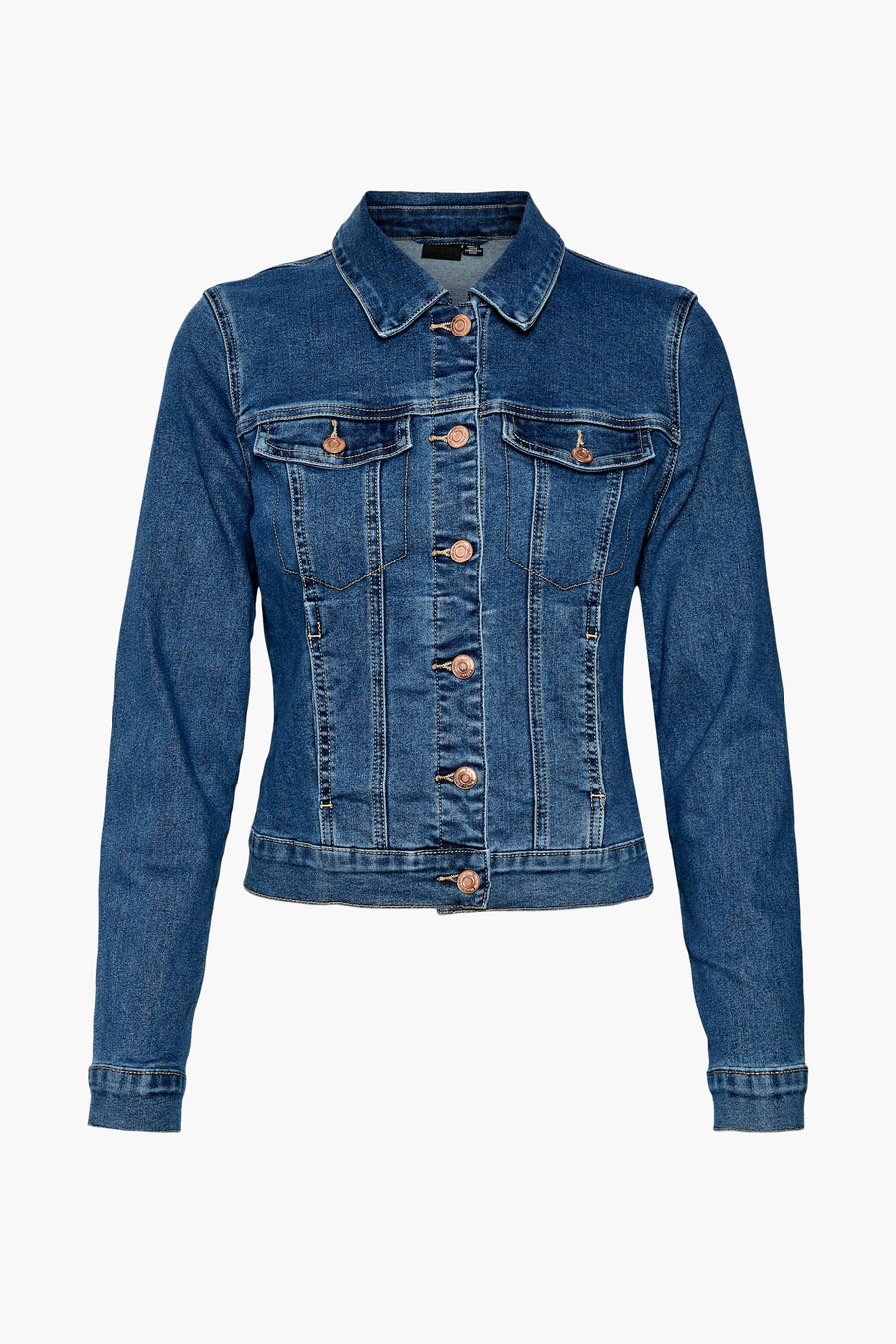 Jeansjas - mid blue denim