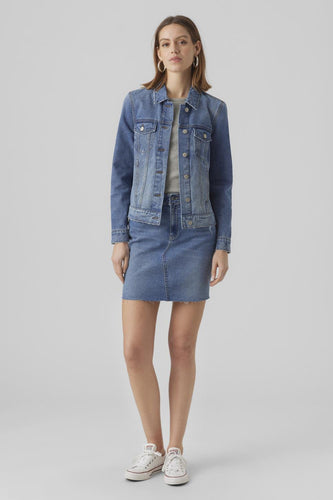 Jeansjas - mid blue denim - VERO MODA®
