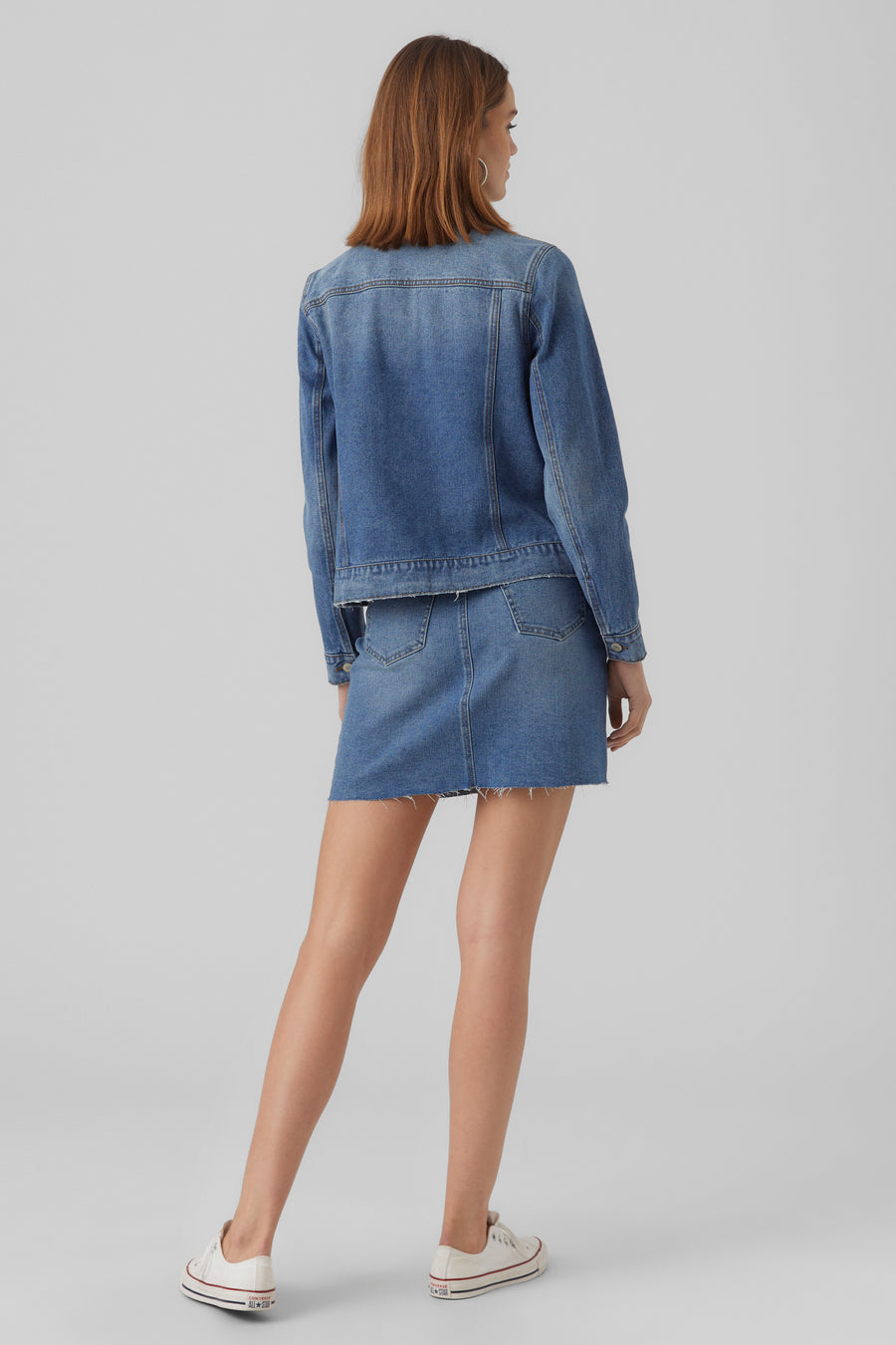 Jeansjas - mid blue denim - VERO MODA®