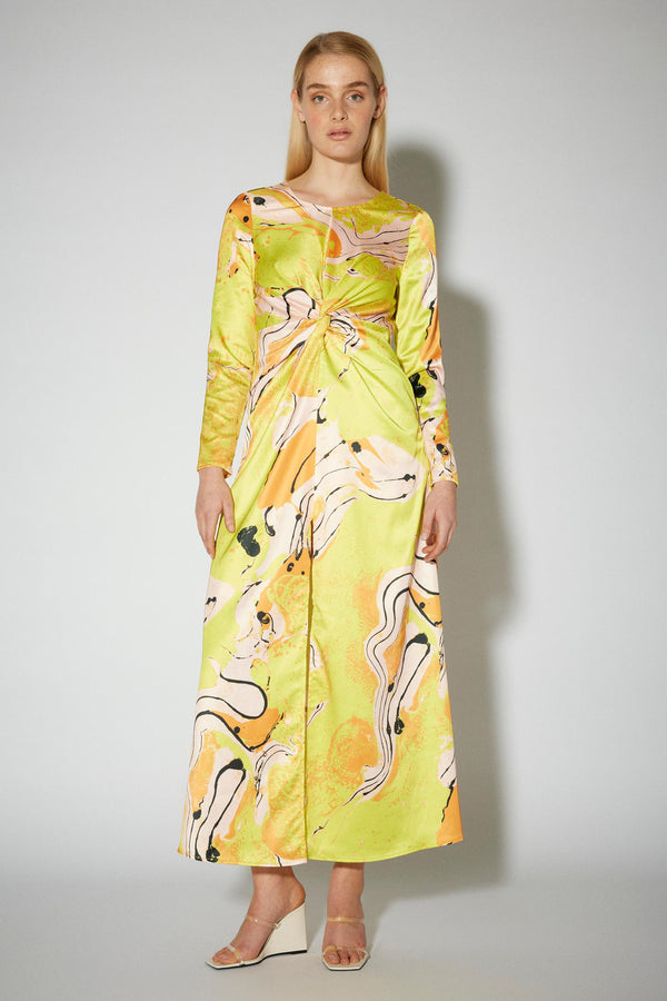 Jurk (lang) Geel - SOMETHING NEW