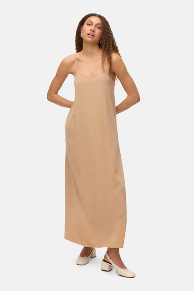 Kleedjes zonder mouwen Beige - VERO MODA®