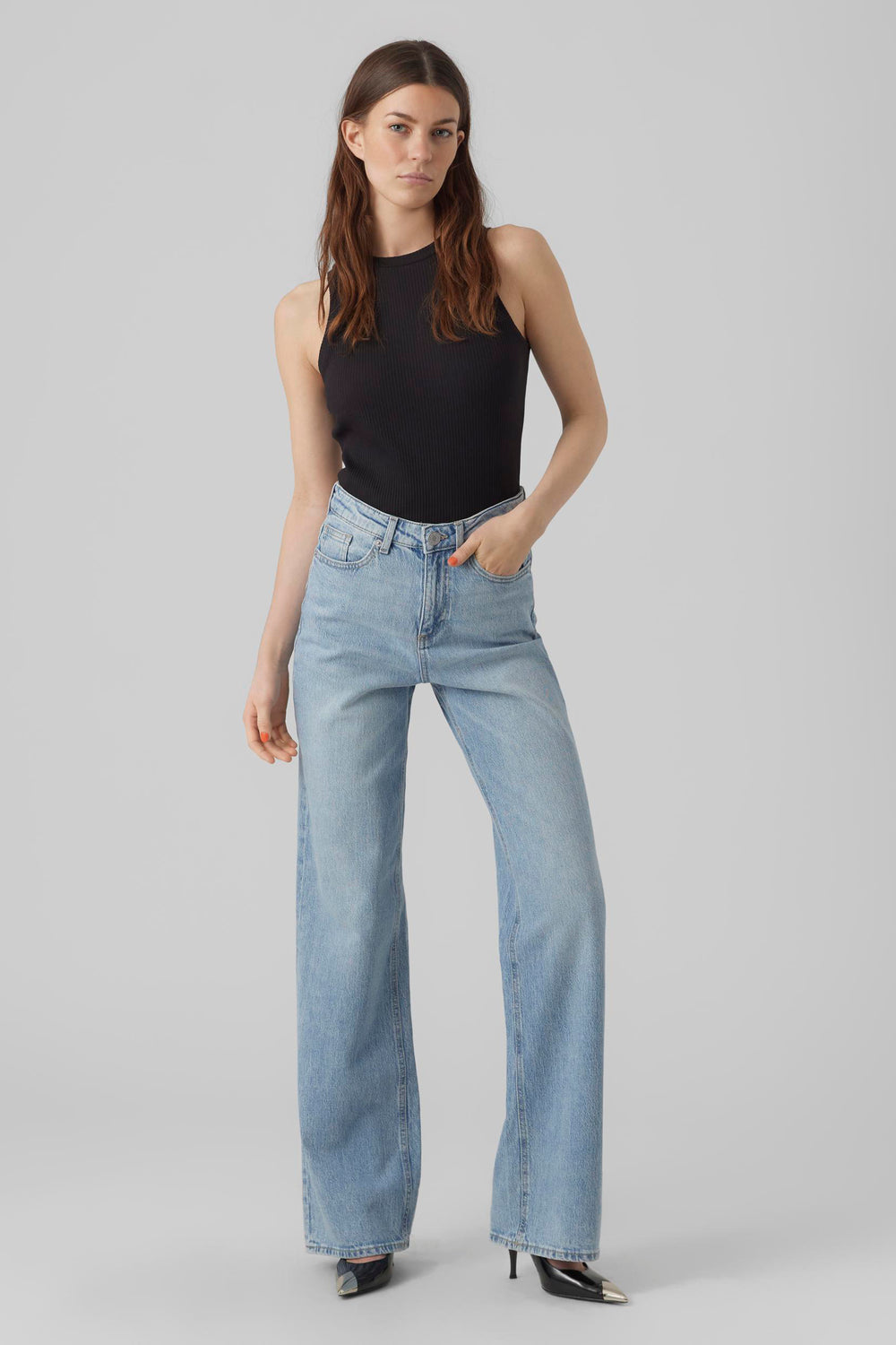 Jeans wide Light blue denim - VERO MODA®