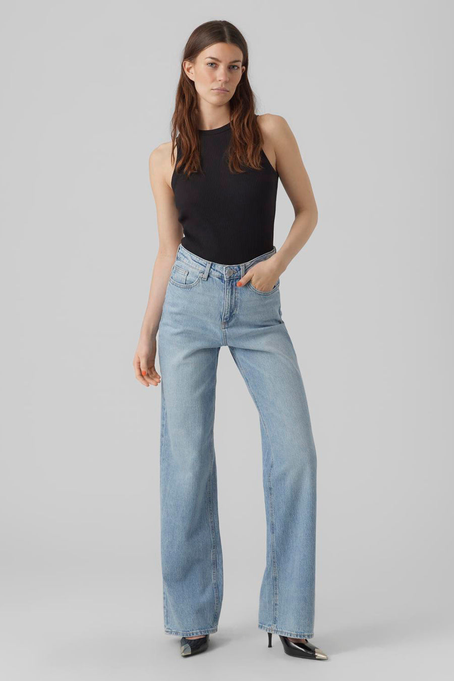 Jeans wide Light blue denim - VERO MODA®