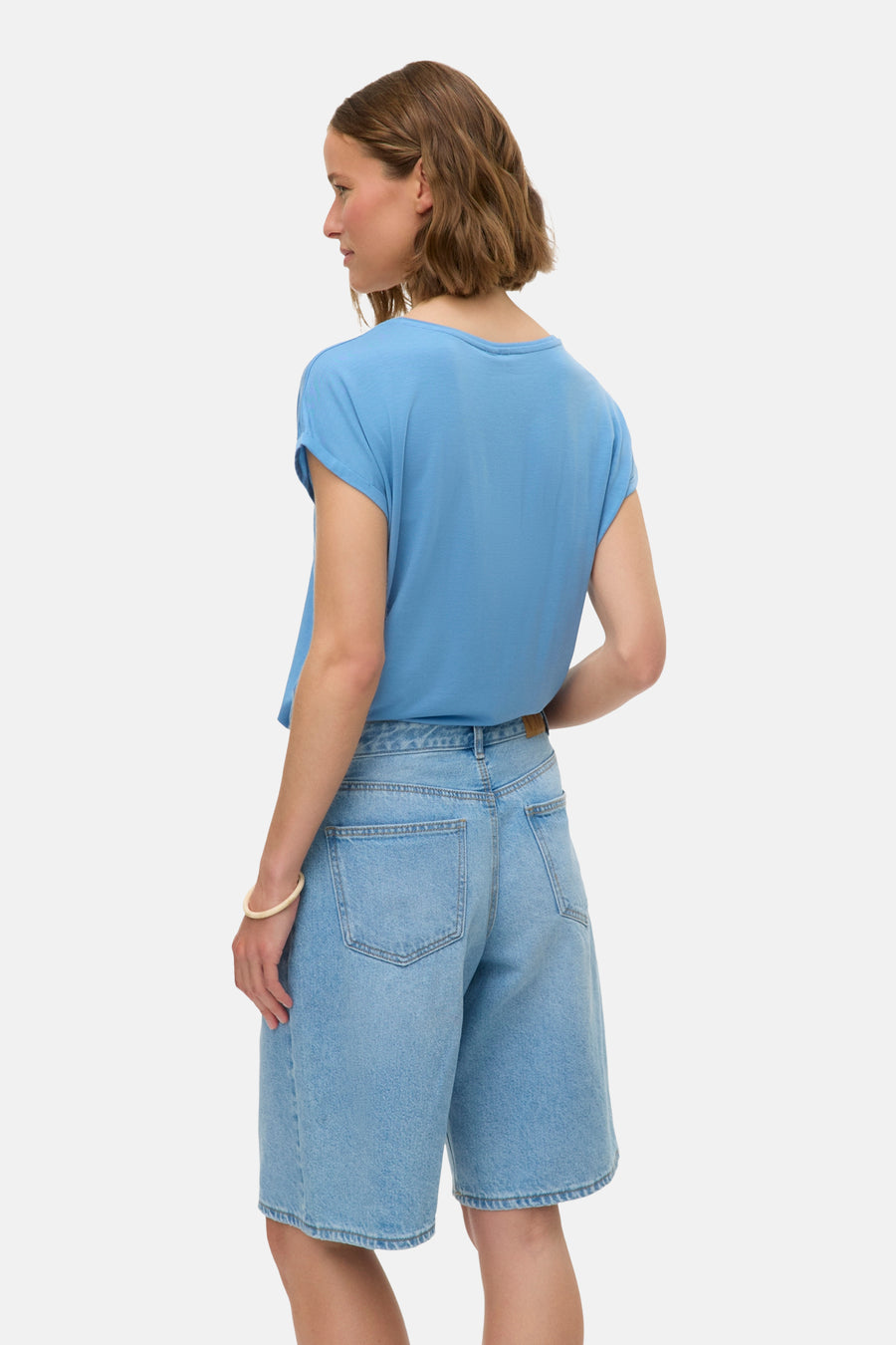 T-shirt met korte mouwen - blauw - VERO MODA®