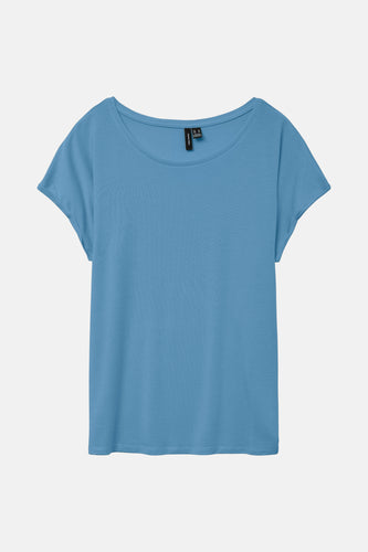 T-shirt met korte mouwen - blauw - VERO MODA®