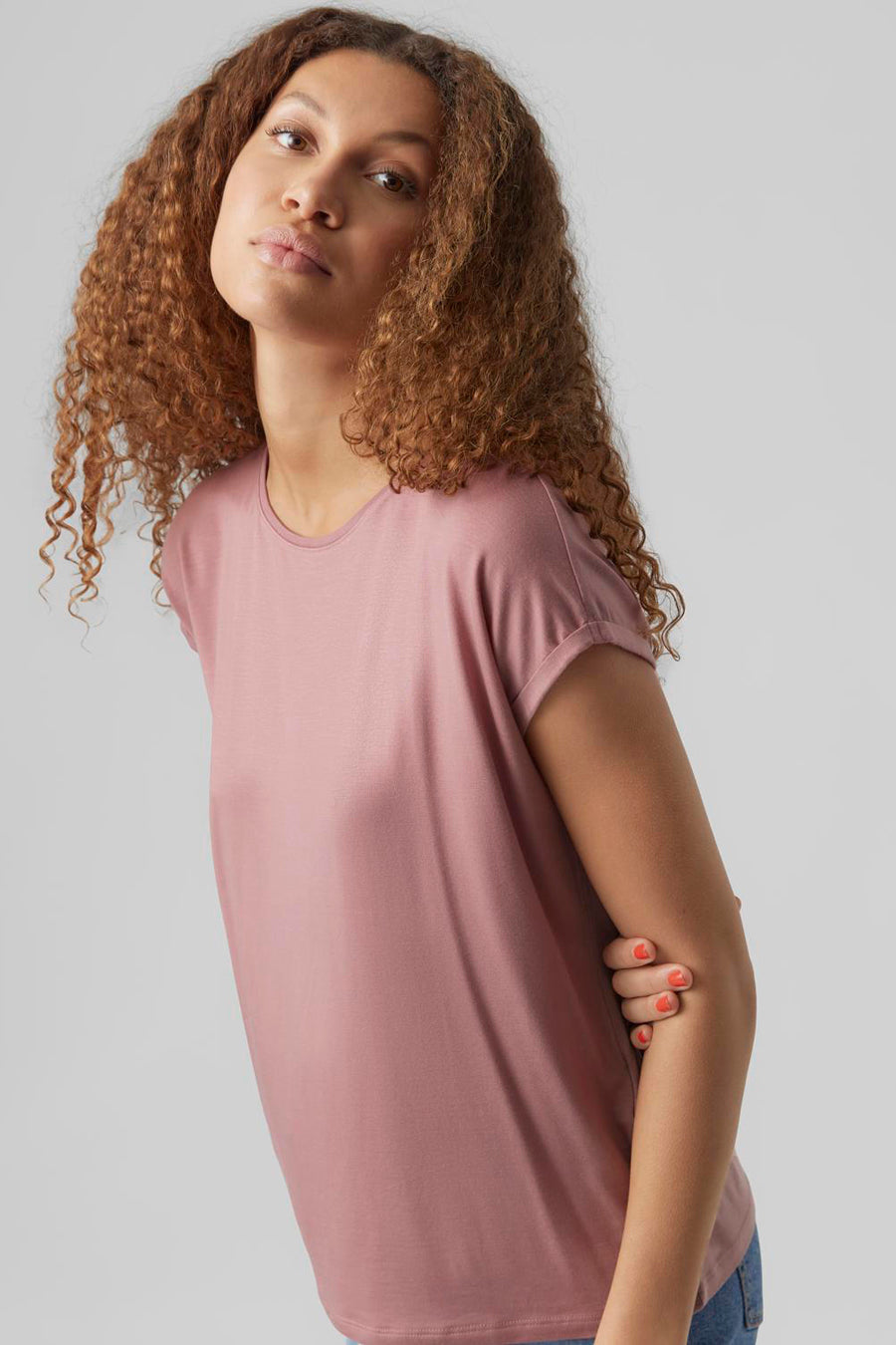 T-shirt met korte mouwen - roze