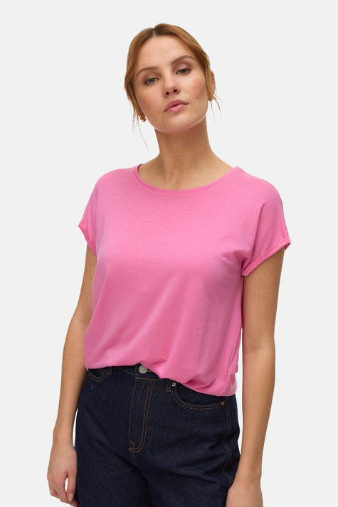 T-shirt met korte mouwen - roze