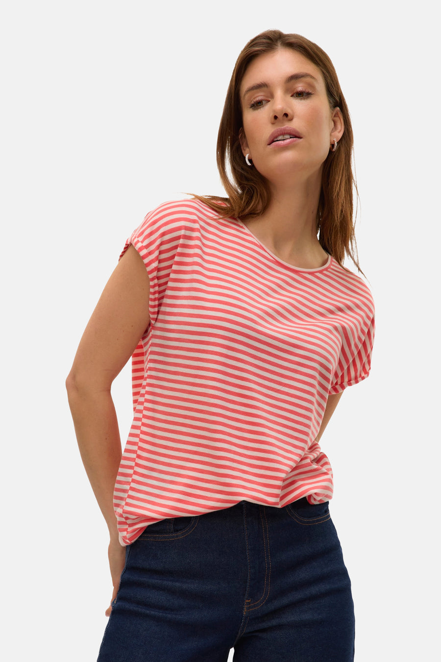 T-shirt met korte mouwen - oranje - VERO MODA®