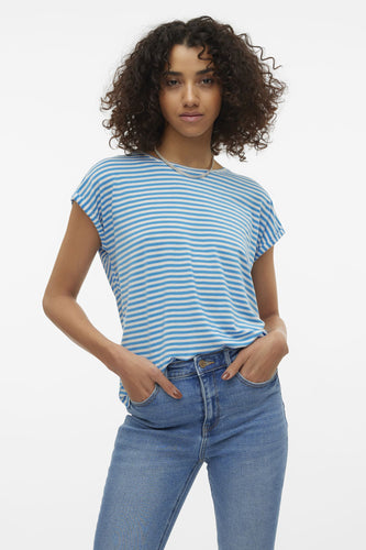 T-shirt met korte mouwen - blauw - VERO MODA®