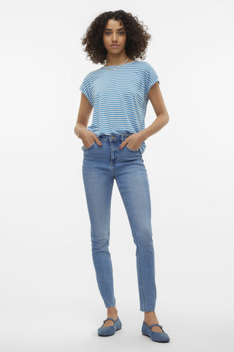 T-shirt met korte mouwen - blauw - VERO MODA®