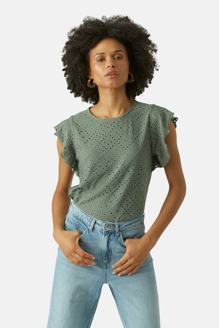T-shirt met korte mouwen - groen