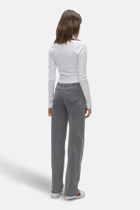 Jeans wide mid grey denim - VERO MODA®