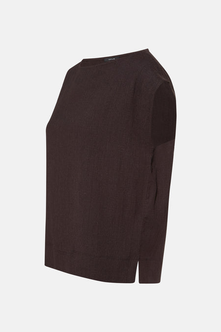 Blouse (zonder mouwen) Bruin - OPUS