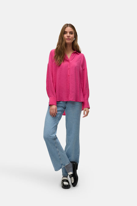 VMQUEENY LS OVERSIZE SHIRT WVN GA NOOS