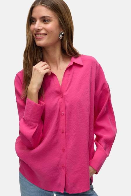 VMQUEENY LS OVERSIZE SHIRT WVN GA NOOS