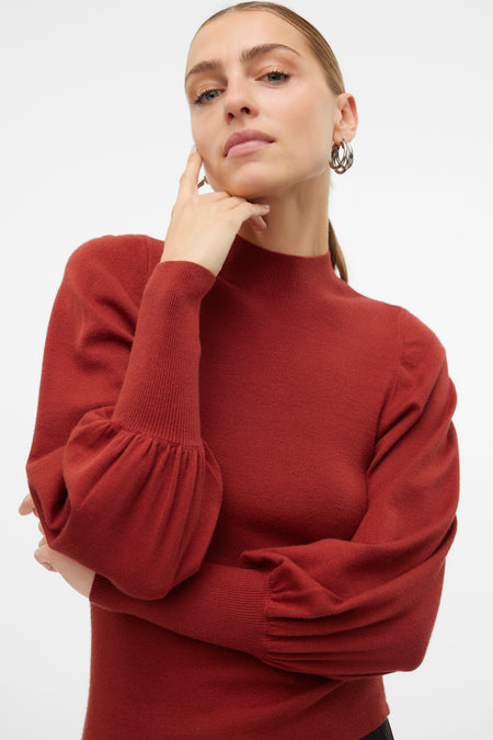 Trui met rolkraag Bruin - VERO MODA®