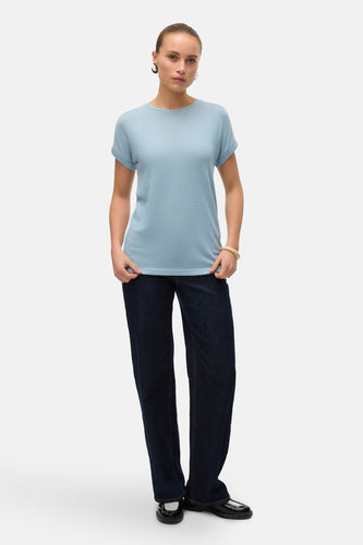 T-shirt met korte mouwen - blauw