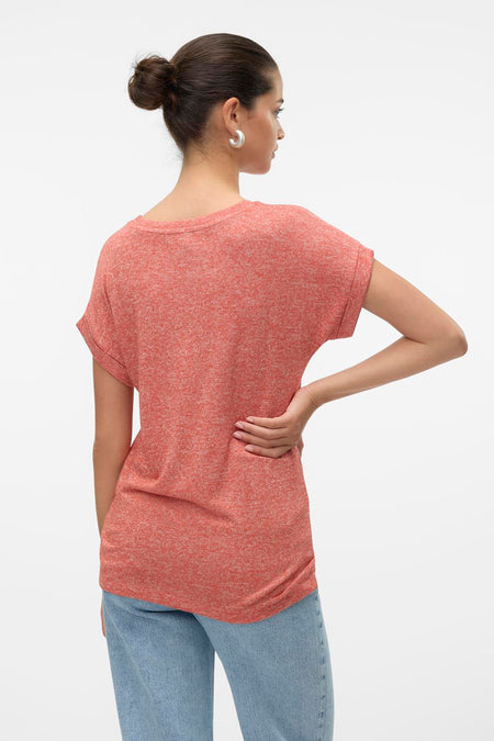 T-shirt met korte mouwen - bruin