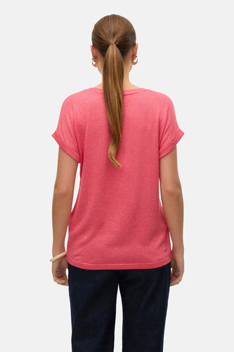 T-shirt met korte mouwen - Roze - VERO MODA®
