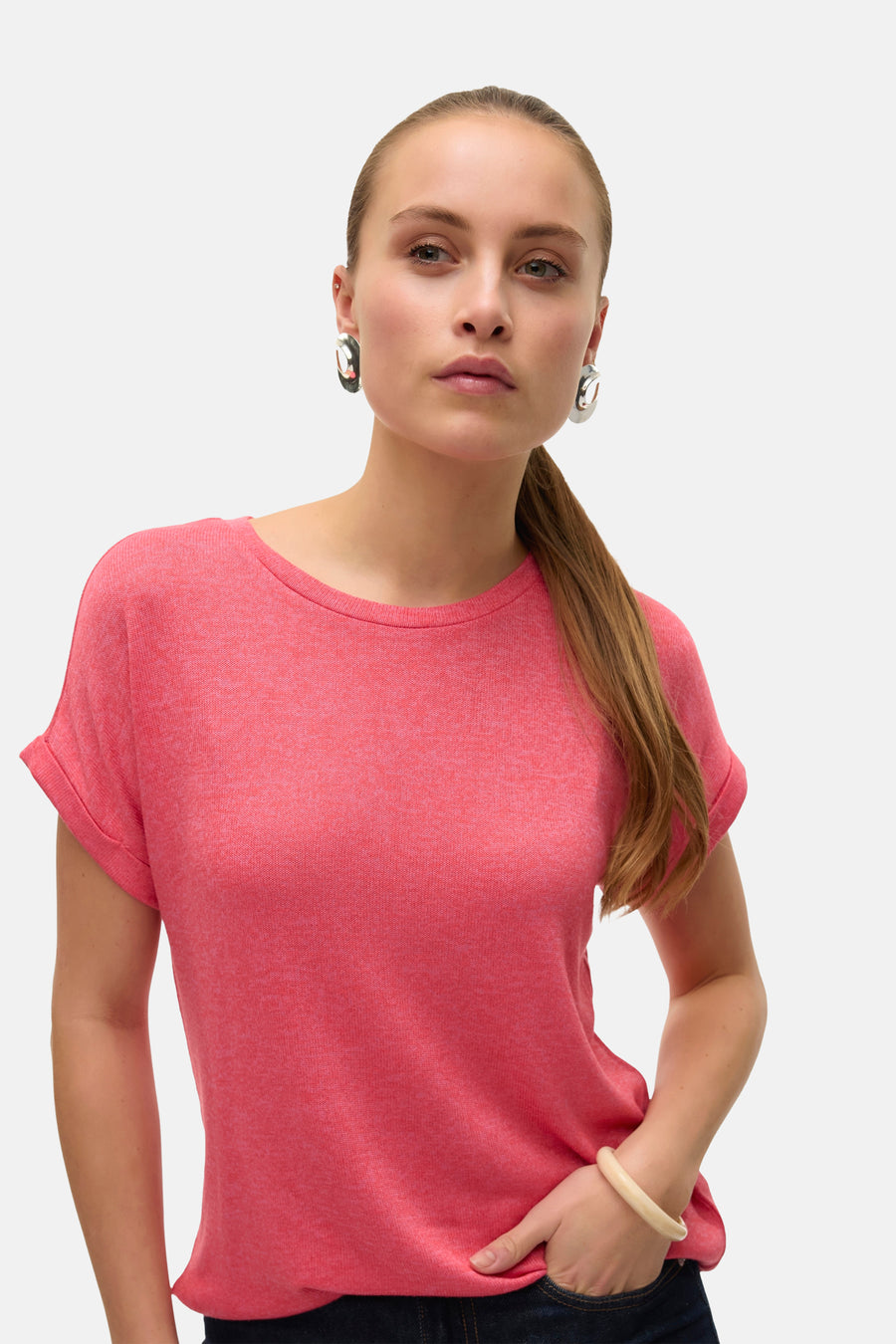 T-shirt met korte mouwen - Roze - VERO MODA®
