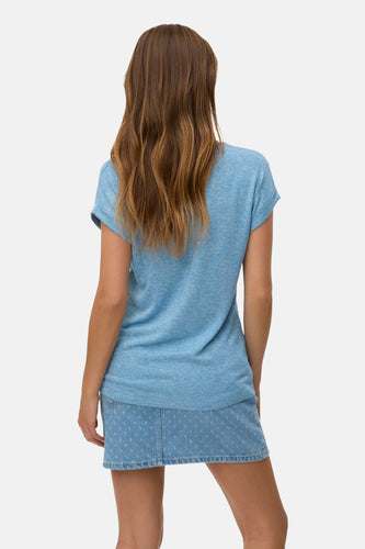 T-shirt met korte mouwen - blauw - VERO MODA®