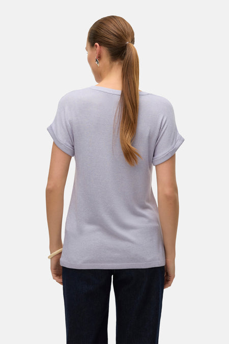 T-shirt met korte mouwen - paars