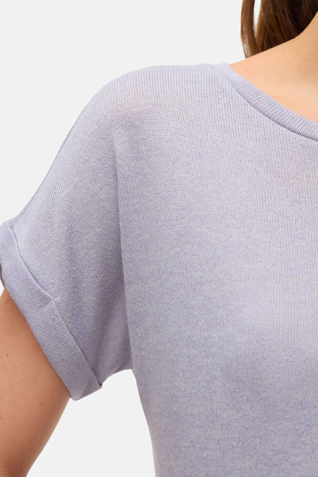 T-shirt met korte mouwen - paars