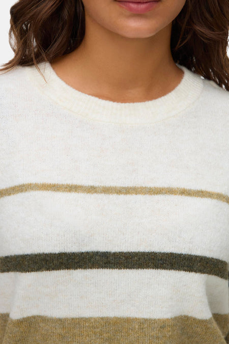 Pull met ronde hals - multicolor