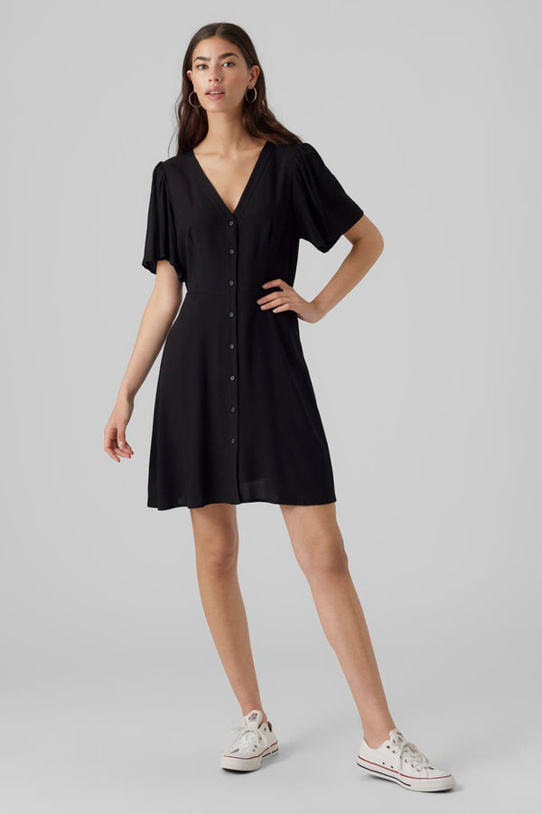Kleedjes (korte mouwen) Zwart - VERO MODA®