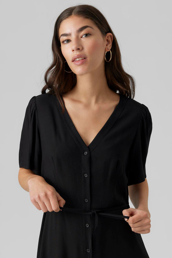 Kleedjes (korte mouwen) Zwart - VERO MODA®